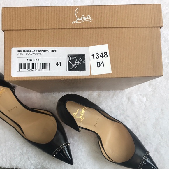 Christian Louboutin Culturella Patent Spike Tip 41 - Picture 6 of 8